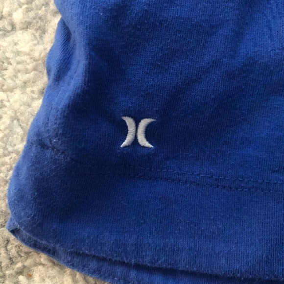 3/$30 Hurley Blue Short Shorts - Picture 2 of 4